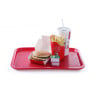 Plateau Rectangulaire Fast-Food Rouge - 415 x 305 mm