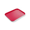 Vassoio rettangolare per fast food - Modello piccolo 265 x 345 mm - Rosso