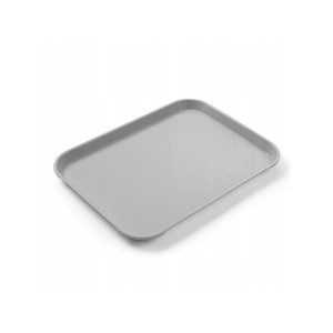 Vassoio rettangolare per fast food - Modello piccolo 265 x 345 mm - Grigio