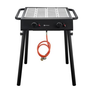 Barbecue a Gas Grill - Nero HENDI | Prestazioni ottimali, grigliate memorabili