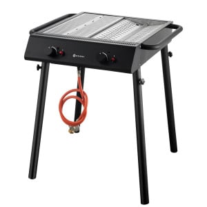 Barbecue a Gas Grill - Nero HENDI | Prestazioni ottimali, grigliate memorabili