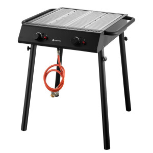 Barbecue a Gas Grill - Nero HENDI | Prestazioni ottimali, grigliate memorabili