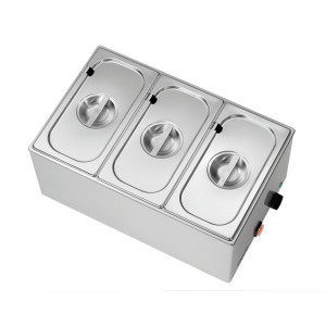 Bain-marie 3 x 1/3 GN professionnel