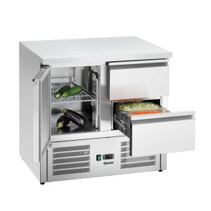 Tavolo refrigerato 2 cassetti 1 porta professionale