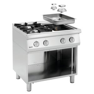 Fornello 4 Fuochi con Sottobase Serie 700