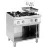 Fornello 4 Fuochi con Sottobase Serie 700