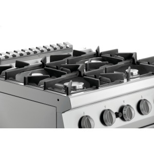 4-Burner Stove with Gas Oven GN 2/1 Series 700