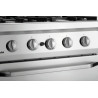 Fornello a 4 fuochi con forno a gas GN 2/1 Serie 700