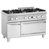 6-Burner Stove with GN 2/1 Gas Oven and Cabinet Series 700