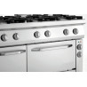 Forno a 6 fuochi con forno elettrico GN 1/1 e armadio Serie 700