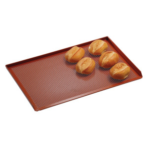 Cooking Plate 600x400 - Perforated with Silicone