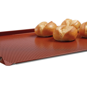 Cooking Plate 600x400 - Perforated with Silicone