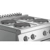 Forno a 4 fuochi con forno elettrico GN1/1 Serie 700