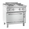 Forno a 4 fuochi con forno elettrico GN1/1 Serie 700