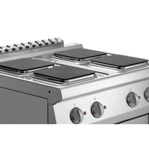 Forno a 4 piastre quadrate con forno elettrico GN1/1 Serie 700