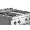 Four 4 Square Plates Range with Electric Oven GN1/1 Series 700