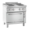 Forno a 4 piastre quadrate con forno elettrico GN1/1 Serie 700