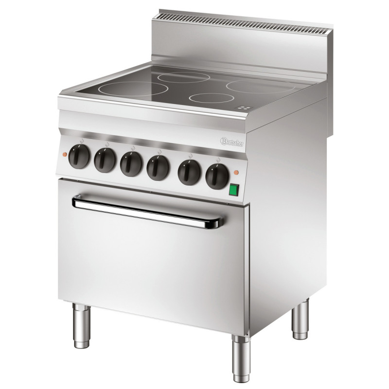 Forno a 4 zone radianti con forno elettrico GN1/1 Serie 650