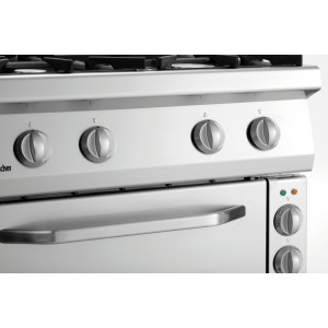 Fornello a 4 fuochi con forno elettrico GN 1/1 Serie 700