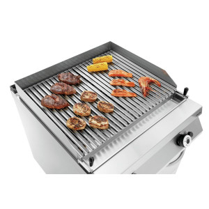 Barbecue a gas professionale con pietre laviche Bartscher Serie 900 - Griglia V