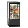 Mini Vetrina Refrigerata Professionale Bartscher - 78 L Nera