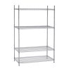 Chrome-plated steel Economat shelving by Bartscher