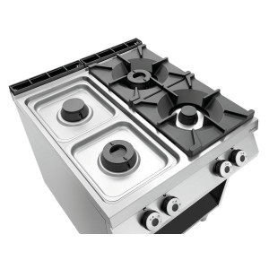 Fornello a 4 fuochi serie 900 - Base Aperta del marchio Bartscher