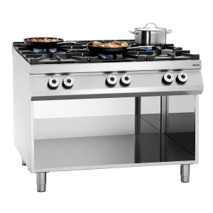 Fornello a 6 fuochi serie 900 - Base Aperta del marchio Bartscher
