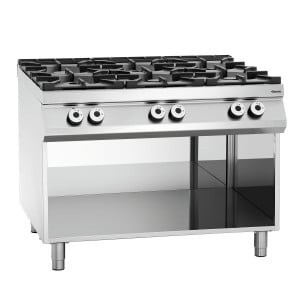 Fornello a 6 fuochi serie 900 - Base Aperta del marchio Bartscher