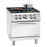 Four-burner range series 900 - Gas oven GN 2/1 from the brand Bartscher