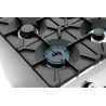 Fornello a 6 fuochi serie 900 - Forno a Gas GN 2/1 e armadio del marchio Bartscher