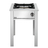 Gas stove on professional feet - 1 burner - 280 mm Bartscher 1050603