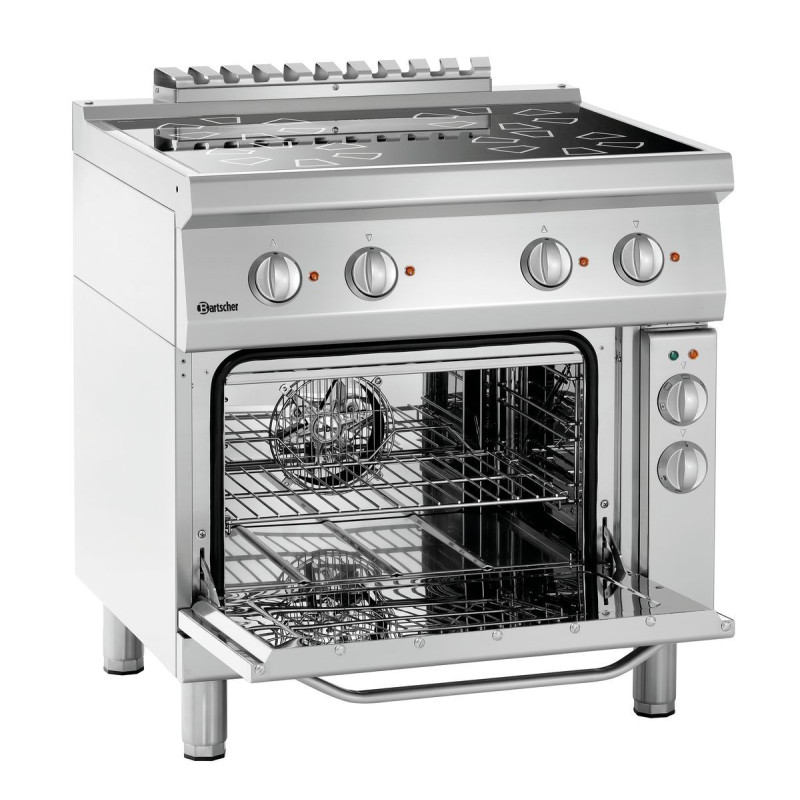 Fornello 4 Fuochi Elettrici 700 - Con Forno Elettrico - Bartscher