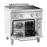 Fornello 4 Fuochi Elettrici 700 - Con Forno Elettrico - Bartscher