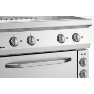 Fornello 4 Fuochi Elettrici 700 - Con Forno Elettrico - Bartscher