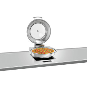 Chafing Dish Flexible Rond avec Couvercle Amovible - 6,2 L - Bartscher