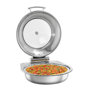 Chafing Dish Flessibile Rotondo con Coperchio Rimovibile - 6,2 L - Bartscher