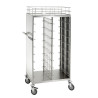 Carrello a piattaforme 443 x 343 mm e contenitori GN 1/1 - 2 x 8 livelli