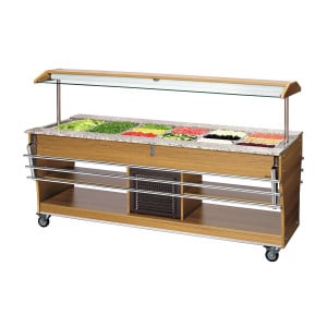 Buffet/Bar Insalate Refrigerato - 6 x GN 1/1