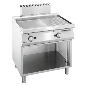 Snack Plate 1/2 Smooth, 1/2 Grooved Width 800 - Gas