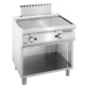 Piastra per Snack 1/2 Liscia, 1/2 Rigata Larghezza 800 - Gas