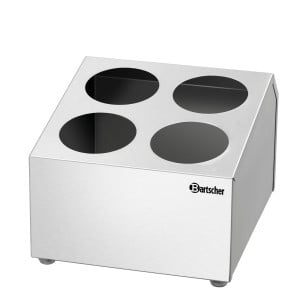 Vassoio per posate per 4 contenitori per posate - Bartscher