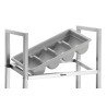 Cutlery Trolley in Stainless Steel - Bartscher