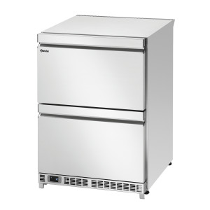 Tavolo Refrigerato 2 Porte 2 Cassetti - L 600 x P 600 mm - Bartscher