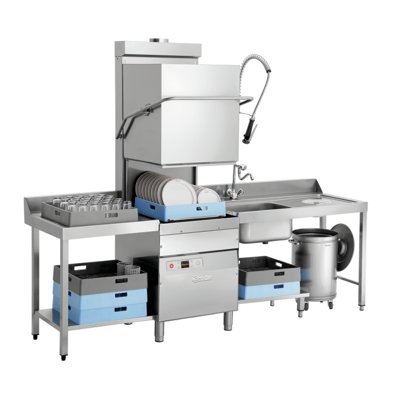 Lavastoviglie a capote DS Eco500LPR Bartscher - Prestazioni professionali e igiene impeccabile