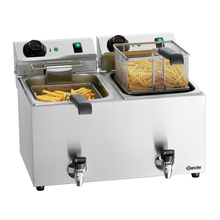 Friggitrice MDI SNACK IV Plus - Professionale con Vasche da 9L