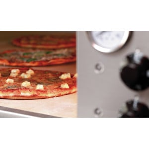 Bartscher Pizza Oven ET205 2BK 1050x1050 - Professional oven 18 pizzas