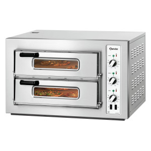 Forno pizza NT 502 Bartscher: Forno professionale doppio per 8 pizze