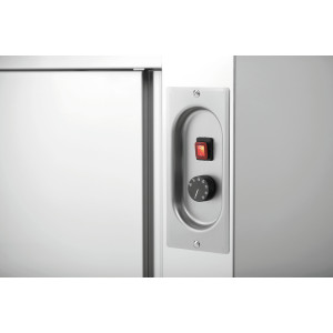 Armadio riscaldante professionale in acciaio inox - Bartscher 347107