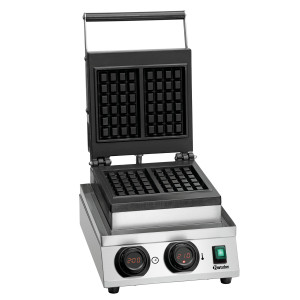 Gaufrier professionnel MDI 1BW-AL Bartscher | Gaufre de Bruxelles et puissance 1800W